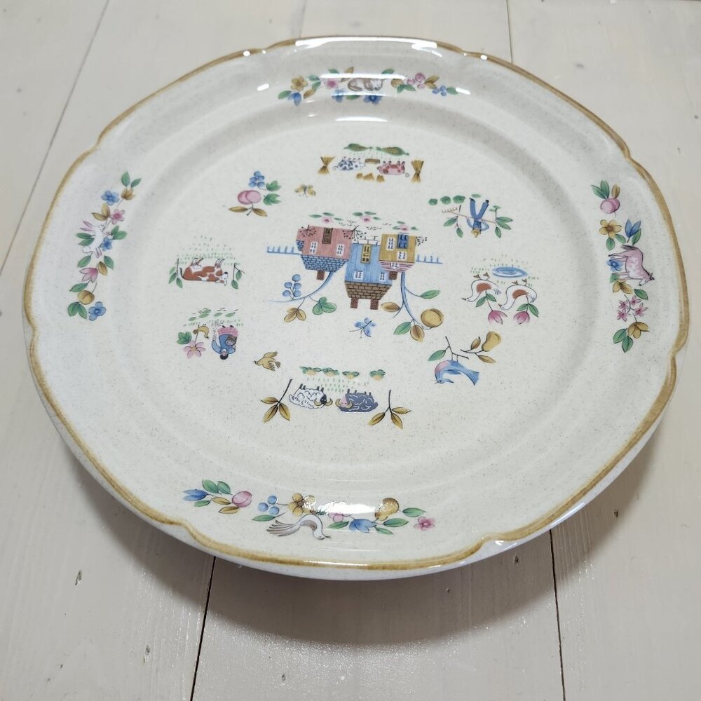 Vintage International Stoneware‎ Heartland 10¾" Dinner Plate #7774  Cottage Core - Picture 9 of 12